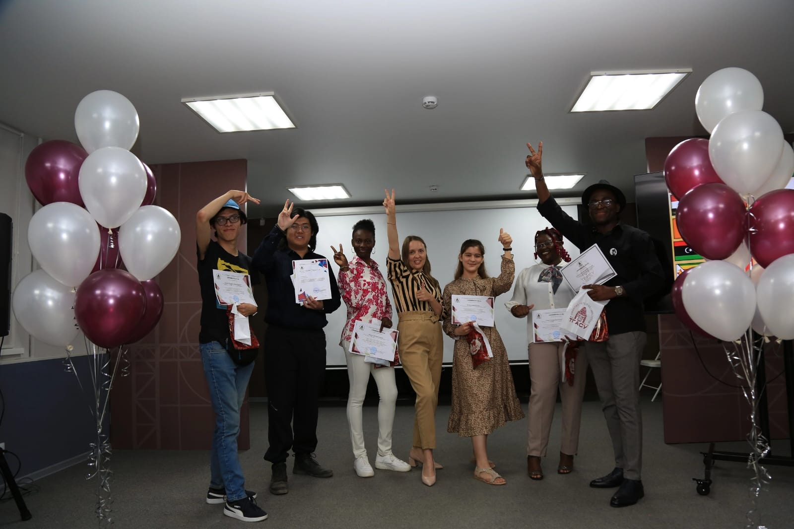 Remise des diplômes de l'année de langue russe